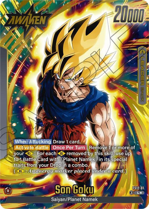 FS12-01 孫悟空 L⭐︎ Son Goku - FS12-01 (Gold) - Starter Deck EX: The Beat of Ki