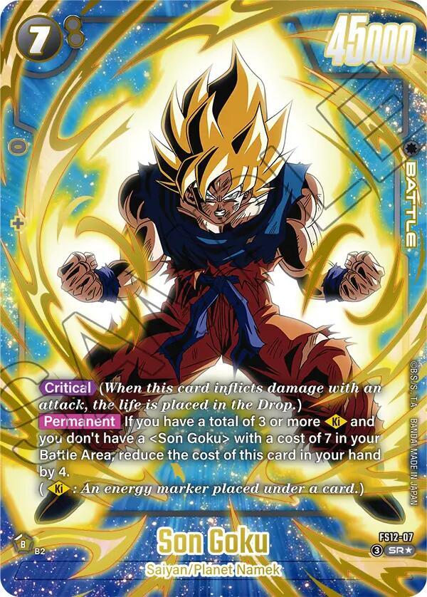 Son Goku - FS12-07 (Gold) - Starter Deck EX: The Beat of Ki