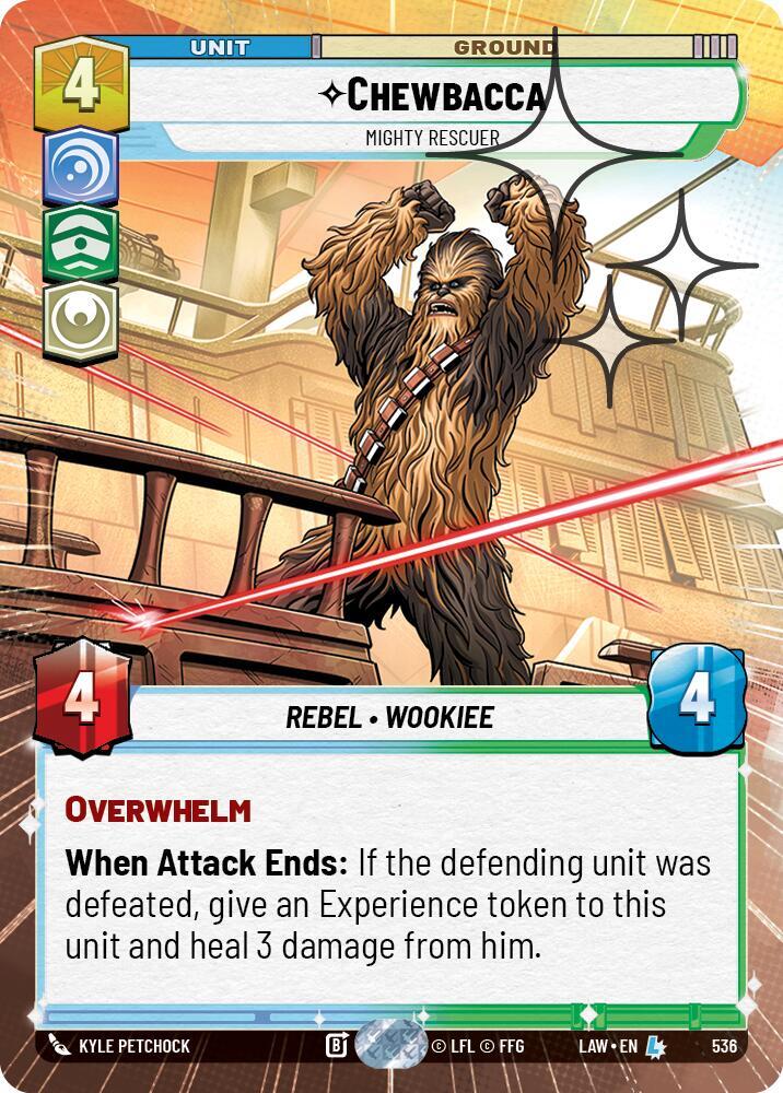 Chewbacca - Mighty Rescuer (Hyperspace Foil) - A Lawless Time
