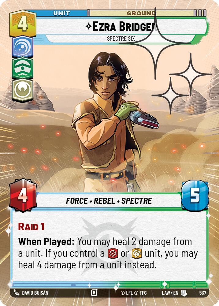 Ezra Bridger - Spectre Six (Hyperspace Foil) - A Lawless Time