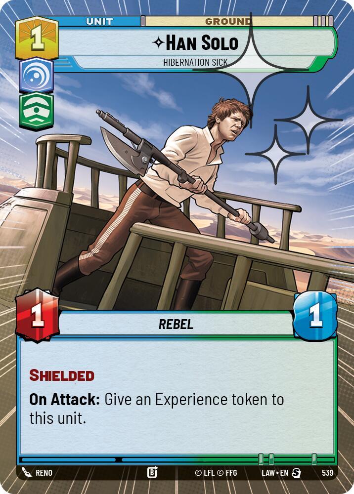 Han Solo - Hibernation Sick (Hyperspace Foil) - A Lawless Time