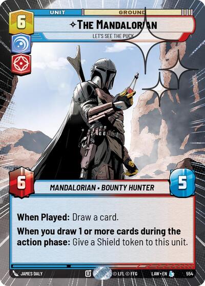 The Mandalorian - Let's See The Puck (Hyperspace Foil) card