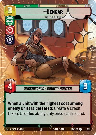 Dengar Take Your Shot Hyperspace Foil