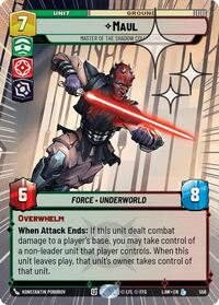 Maul - Master of the Shadow Collective (Hyperspace Foil) - A Lawless Time