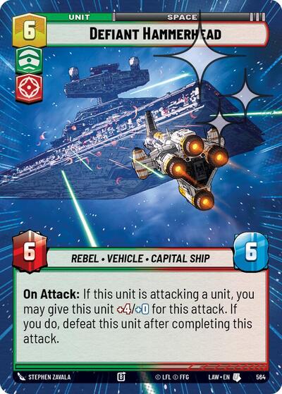 Defiant Hammerhead Hyperspace Foil