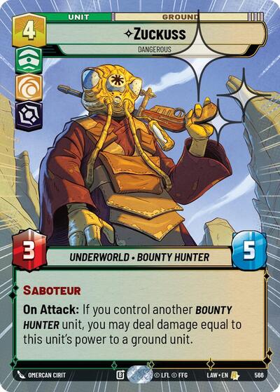 Zuckuss - Dangerous (Hyperspace Foil) card