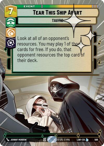 Tear This Ship Apart (Hyperspace Foil) card