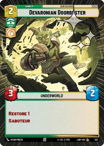 Devaronian Doorbuster Hyperspace Foil