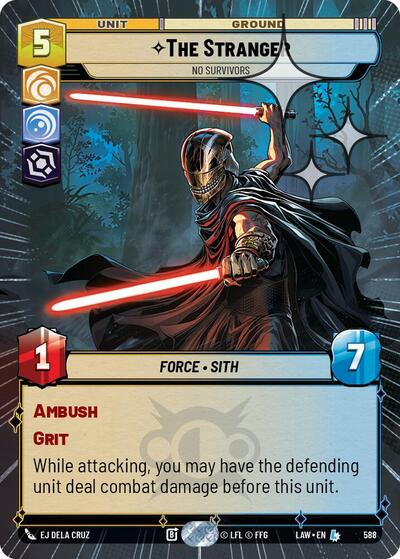 The Stranger - No Survivors (Hyperspace Foil) card
