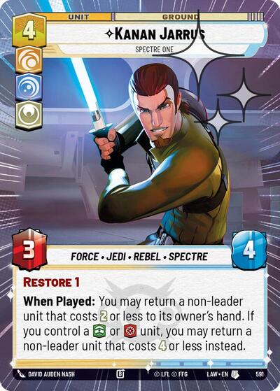 Kanan Jarrus Spectre One Hyperspace Foil