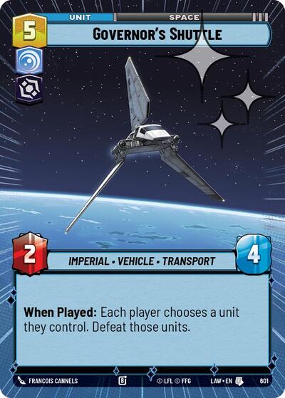 Governors Shuttle Hyperspace Foil