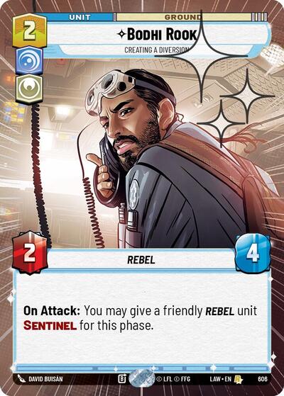 Bodhi Rook - Creating a Diversion (Hyperspace Foil) card