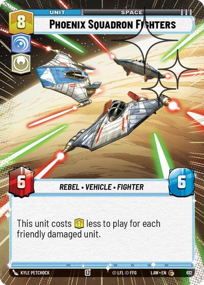 Phoenix Squadron Fighters Hyperspace Foil