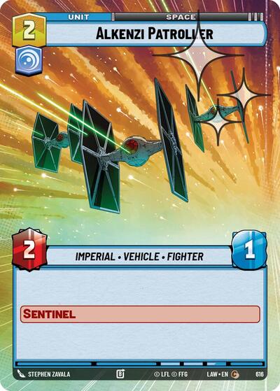 Alkenzi Patroller Hyperspace Foil
