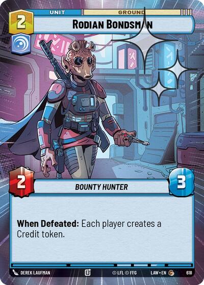 Rodian Bondsman Hyperspace Foil