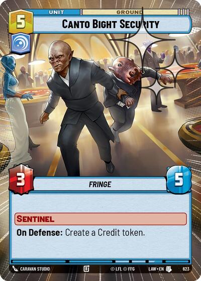 Canto Bight Security Hyperspace Foil