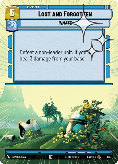 Lost and Forgotten Hyperspace Foil