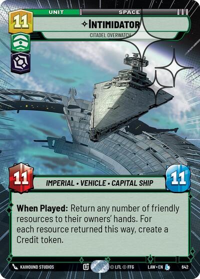 Intimidator - Citadel Overwatch (Hyperspace Foil) card