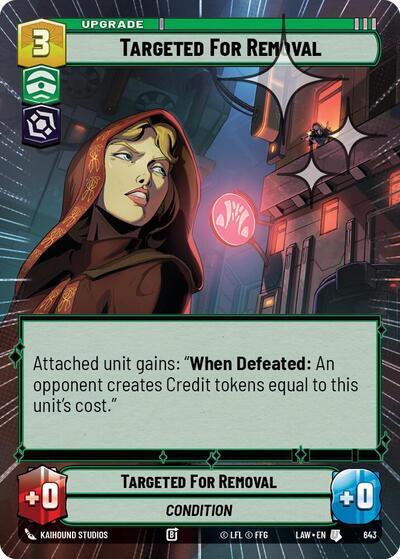 Targeted for Removal Hyperspace Foil