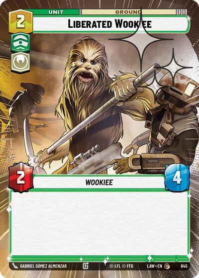 Liberated Wookie Hyperspace Foil