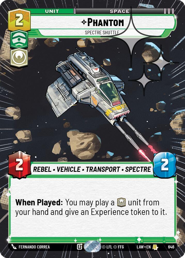 Phantom 646 card