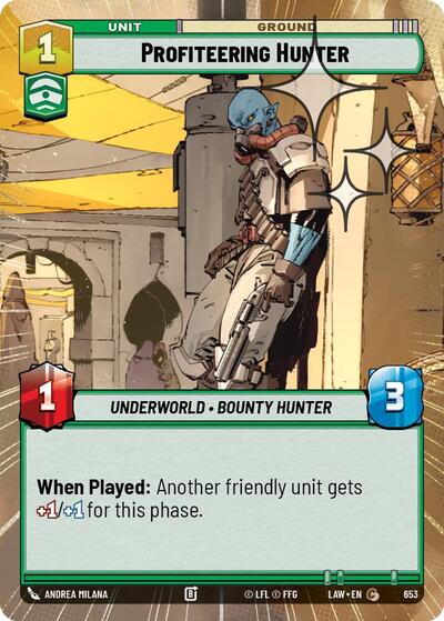 Profiteering Hunter Hyperspace Foil