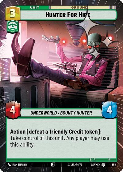Hunter for Hire Hyperspace Foil