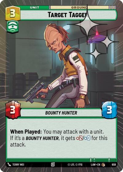 Target Tagger Hyperspace Foil