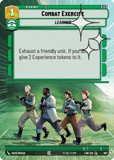 Combat Exercise Hyperspace Foil