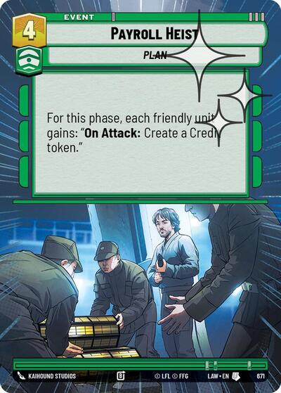 Payroll Heist Hyperspace Foil