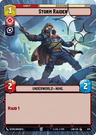 Storm Raider Hyperspace Foil