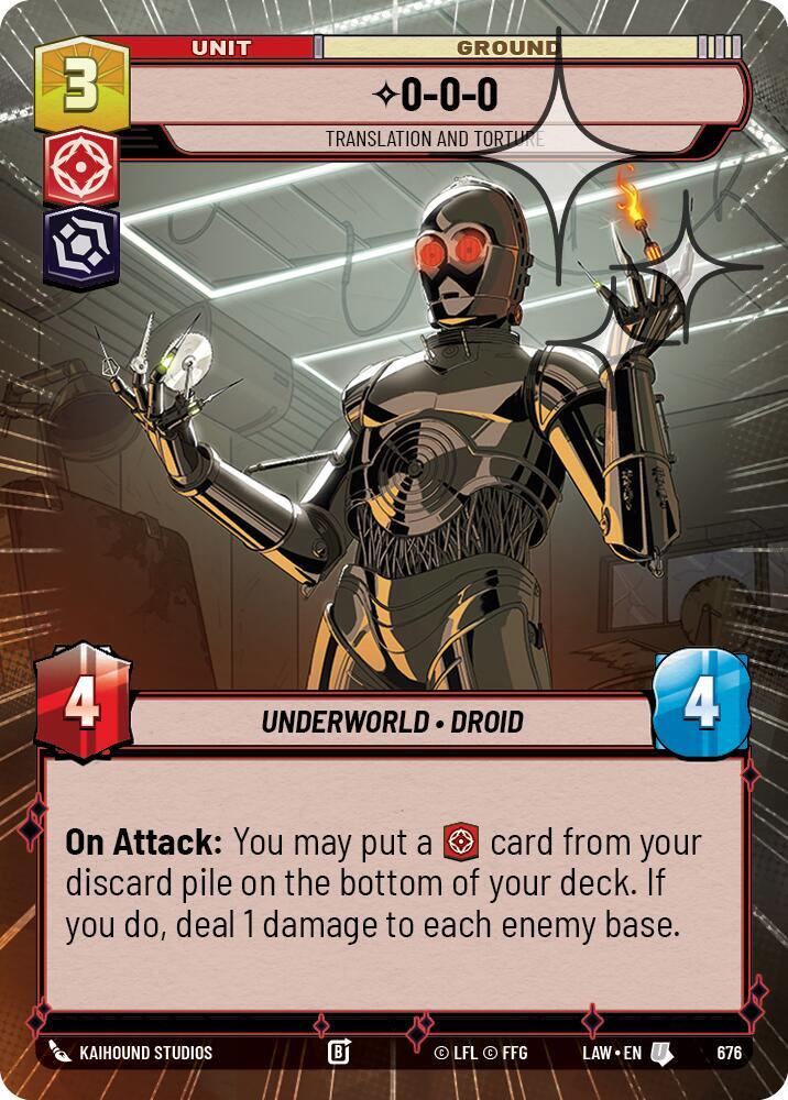 0-0-0 - Translation and Torture (Hyperspace Foil) - A Lawless Time