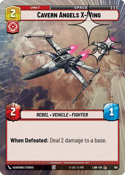 Cavern Angels X Wing Hyperspace Foil