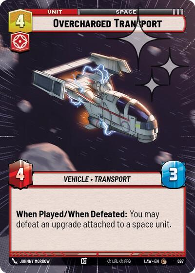Overcharged Transport Hyperspace Foil