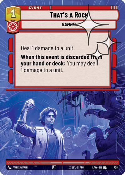 Thats a Rock Hyperspace Foil