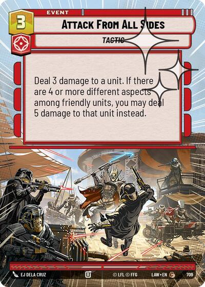 Attack From All Sides Hyperspace Foil