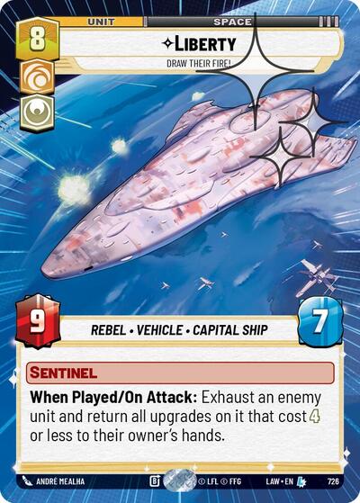 Liberty - Draw Their Fire! (Hyperspace Foil) card