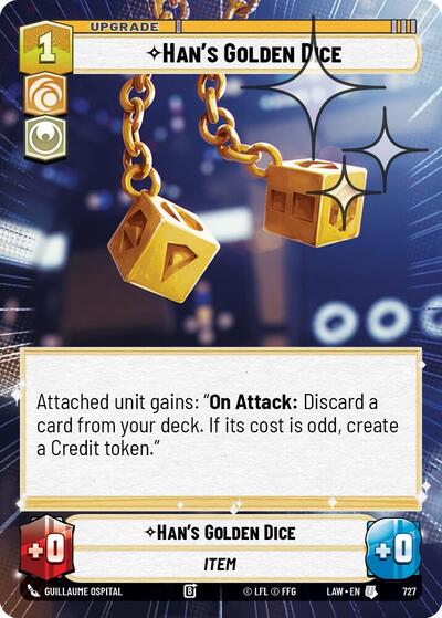 Hans Golden Dice Hyperspace Foil