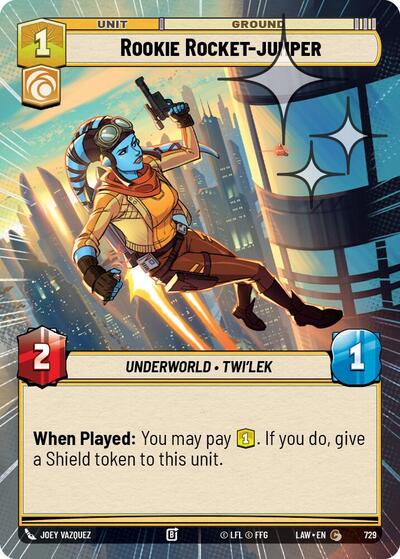 Rookie Rocket jumper Hyperspace Foil