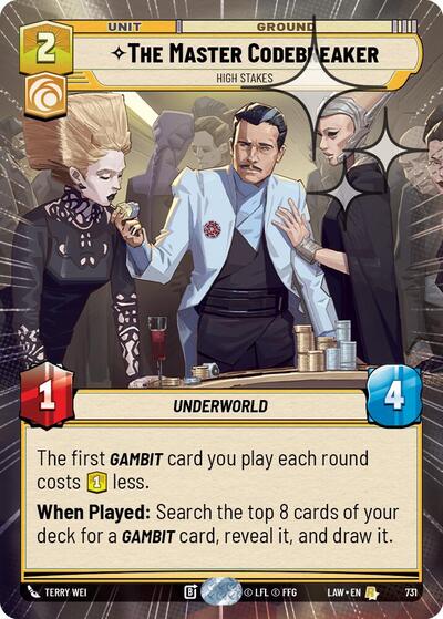 The Master Codebreaker - High Stakes (Hyperspace Foil) card