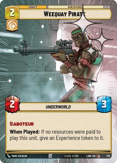 Weequay Pirate Hyperspace Foil