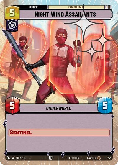 Night Wind Assailants Hyperspace Foil