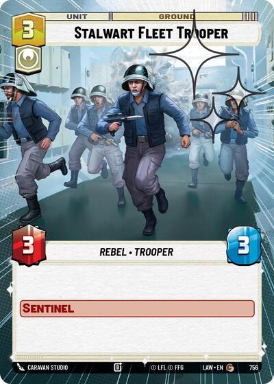 Stalwart Fleet Trooper Hyperspace Foil