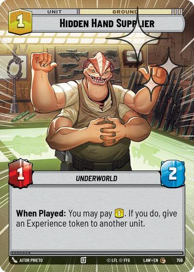 Hidden Hand Supplier Hyperspace Foil
