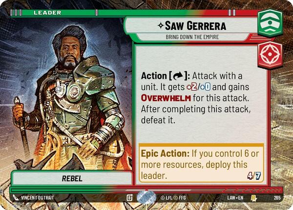 Saw Gerrera - Bring Down the Empire (Hyperspace) - A Lawless Time