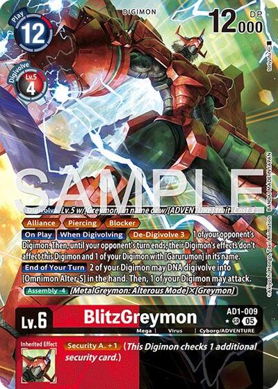 BlitzGreymon (Alternate Art) Advanced Booster Digimon Generation card price