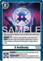X Antibody (Reprint) - Advanced Booster Digimon Generation