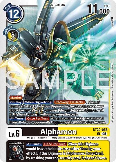 Alphamon Gold Border