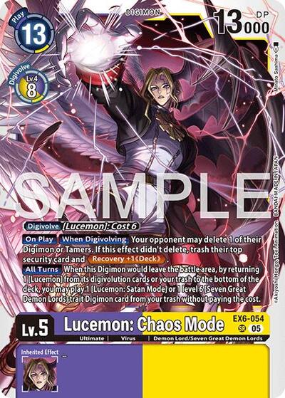 Lucemon Chaos Mode Reprint