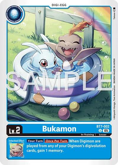 Bukamon Gold Border